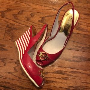 Michael Kors open toe shoes